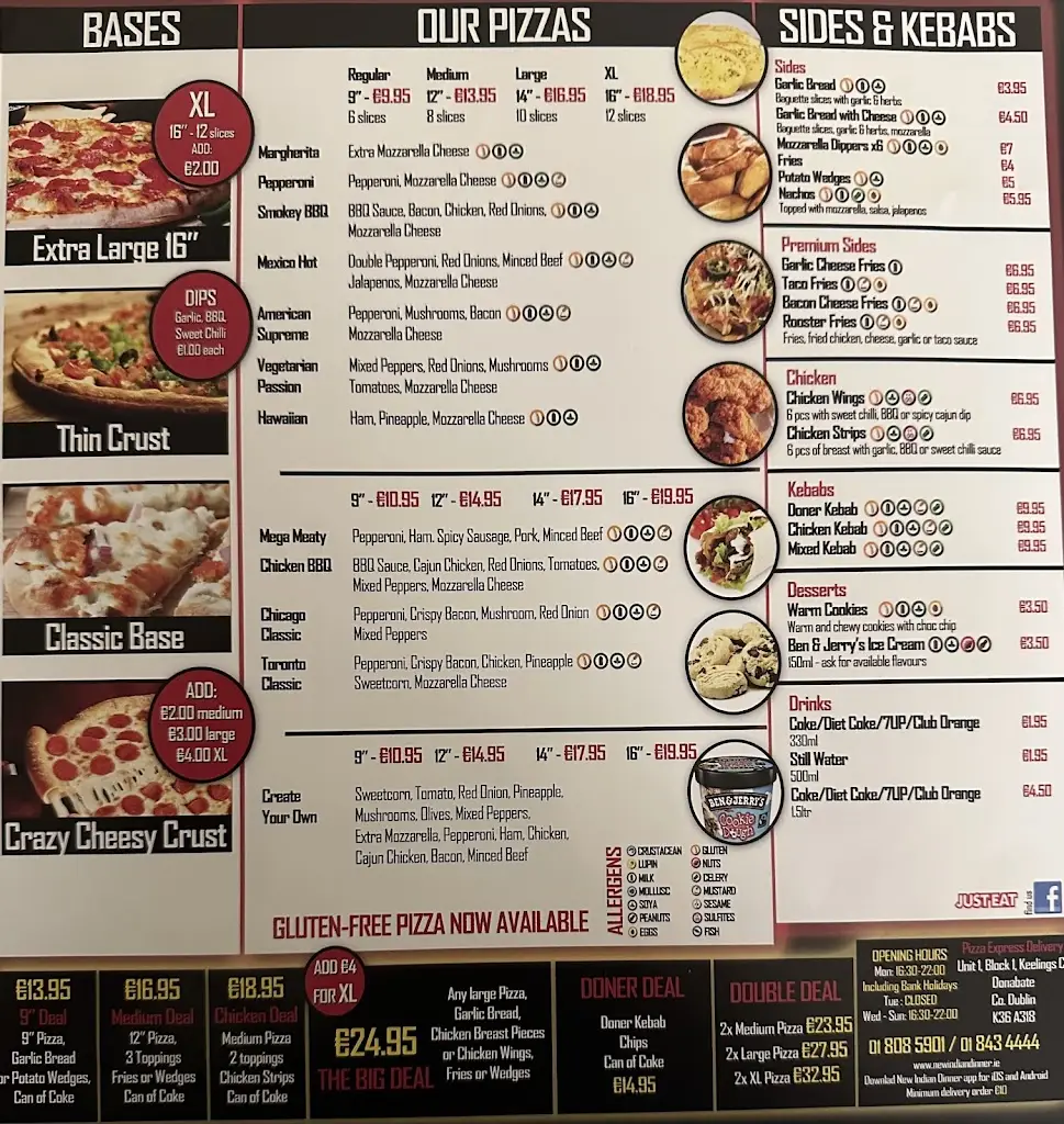 Menu_New Indian dinner Donabate_Donabate_image_2