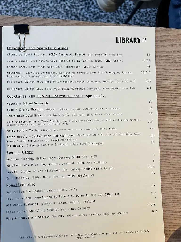 Menu_Library Street Restaurant_Dublin City_image_2