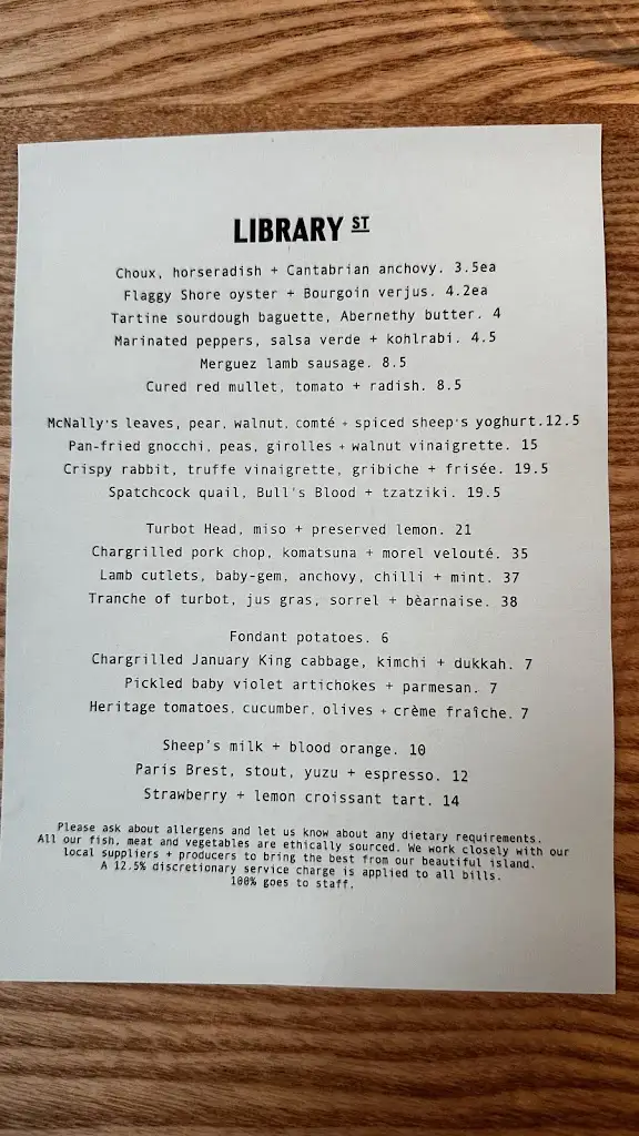 Menu_Library Street Restaurant_Dublin City_image_3