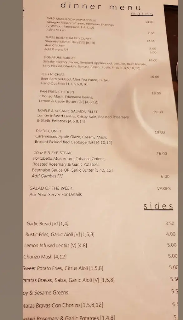 Menu_Gourmet Food Parlour Dun Laoghaire_Dún Laoghaire_image_1