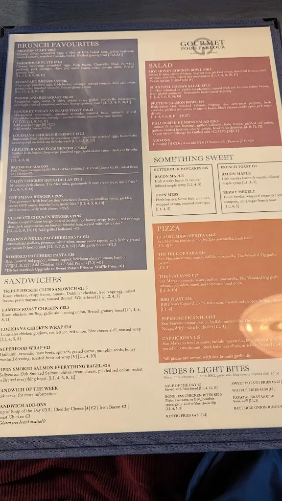 Menu_Gourmet Food Parlour Dun Laoghaire_Dún Laoghaire_image_2