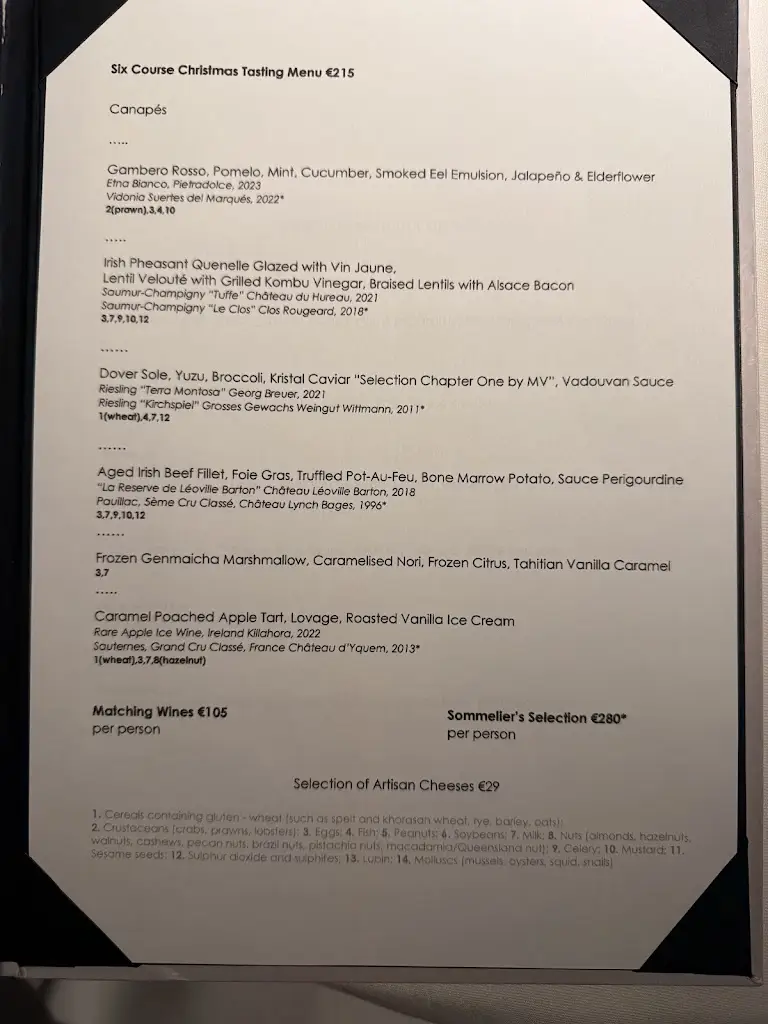 Menu_Chapter One Restaurant_Dublin_image_2