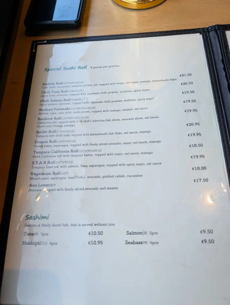 Menu_Sushida Dun Laoghaire_Dún Laoghaire-Rathdown_image_3