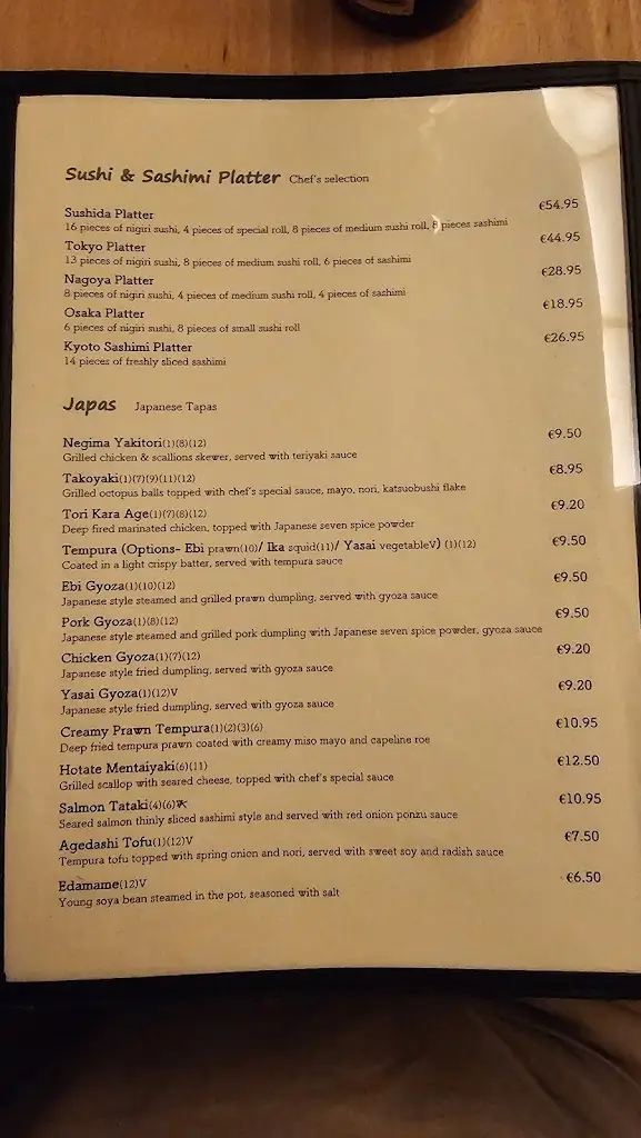 Menu_Sushida Dun Laoghaire_Dún Laoghaire-Rathdown_image_4