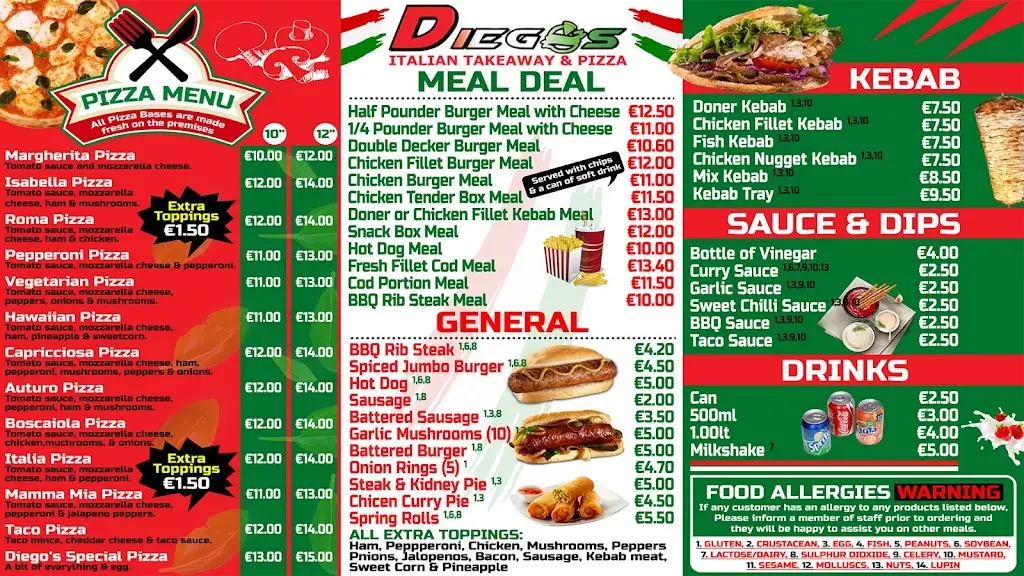 Menu_Diegos Take Away Derrinturn_Derrinturn_image_2
