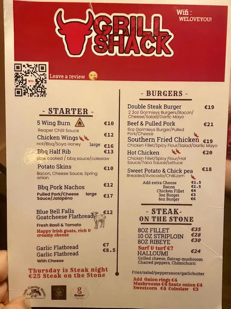 Menu_The Grill Shack_Derrinturn_image_2