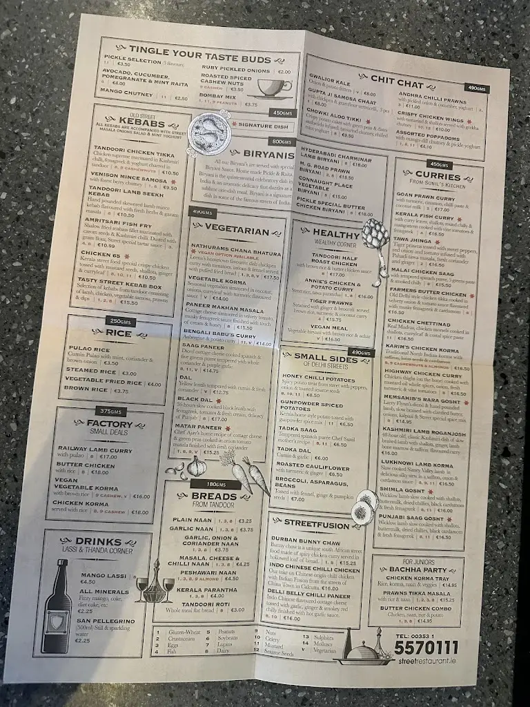 Menu_Street Restaurant_Clonskeagh_image_1