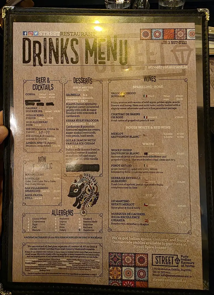 Menu_Street Restaurant_Clonskeagh_image_3