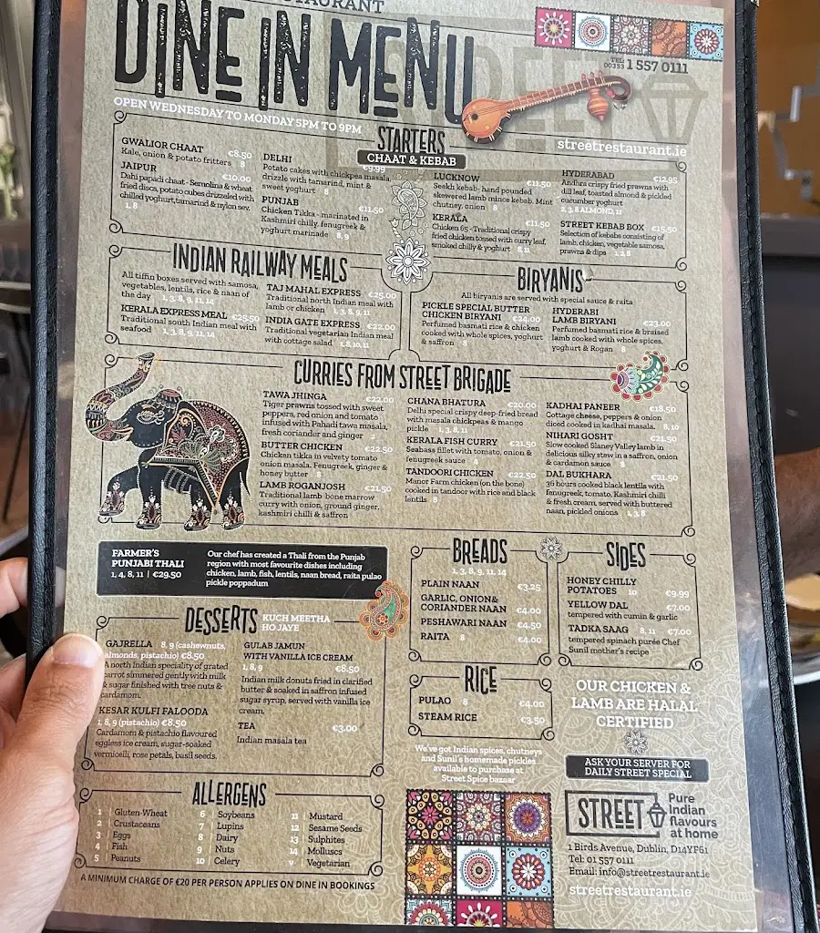 Menu_Street Restaurant_Clonskeagh_image_4