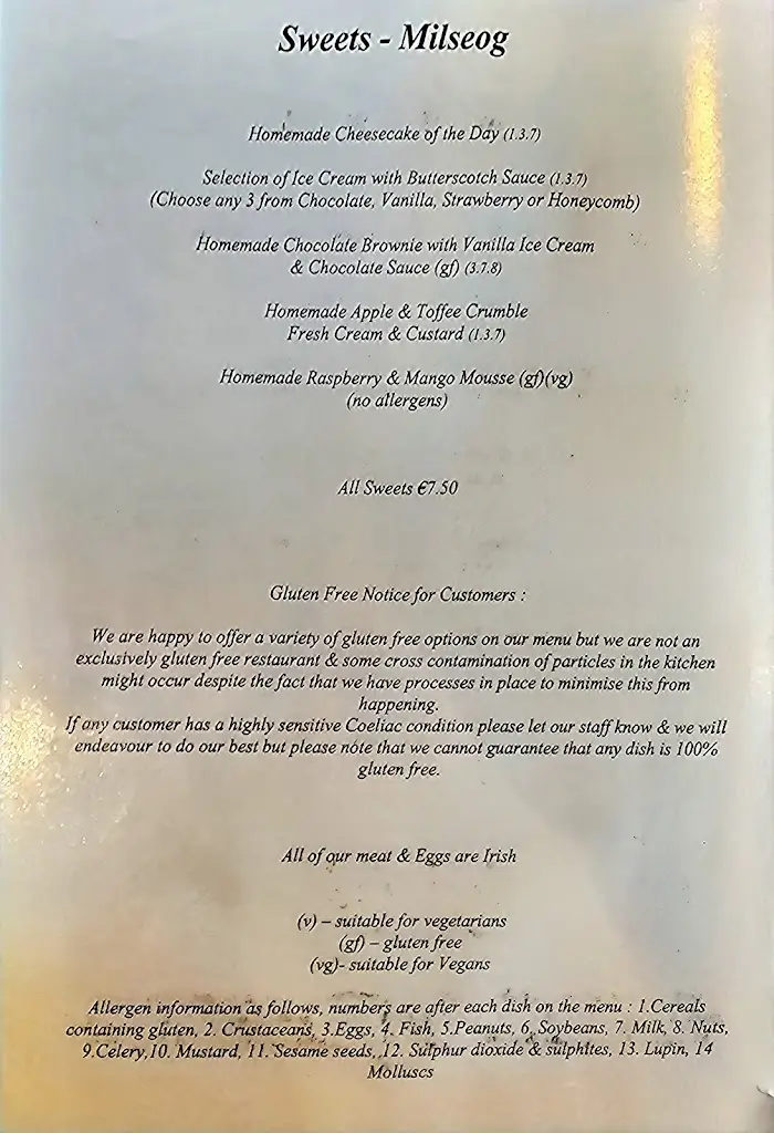 Menu_Pádraicíns Gastropub_Bearna_image_2