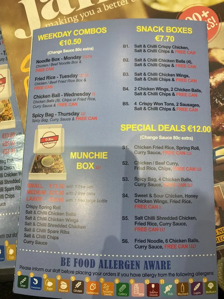 Menu_O Kee ASIAN FOOD/OFFICIAL (DUNDRUM)_Clonskeagh_image_2
