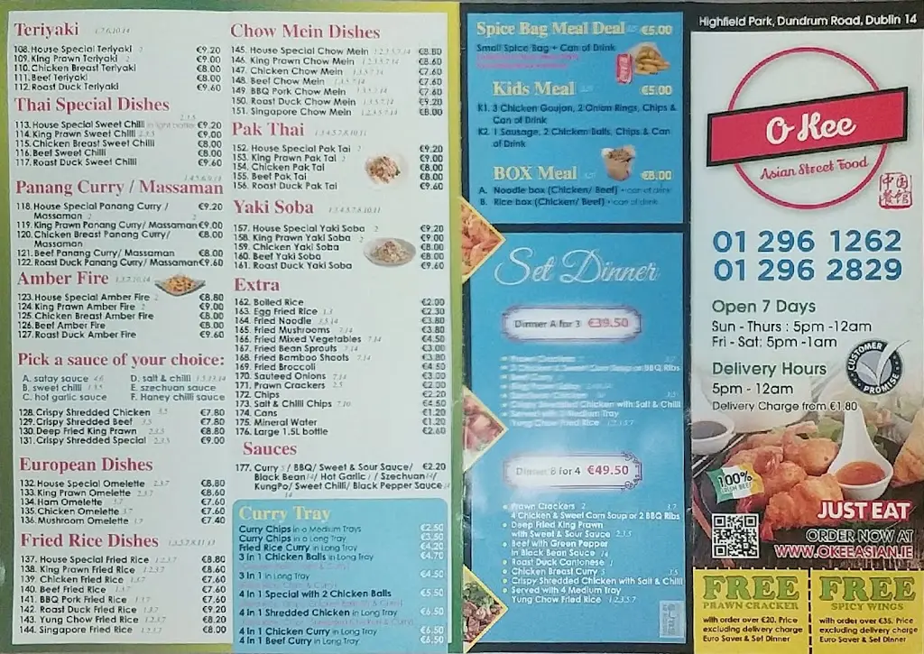 Menu_O Kee ASIAN FOOD/OFFICIAL (DUNDRUM)_Clonskeagh_image_3