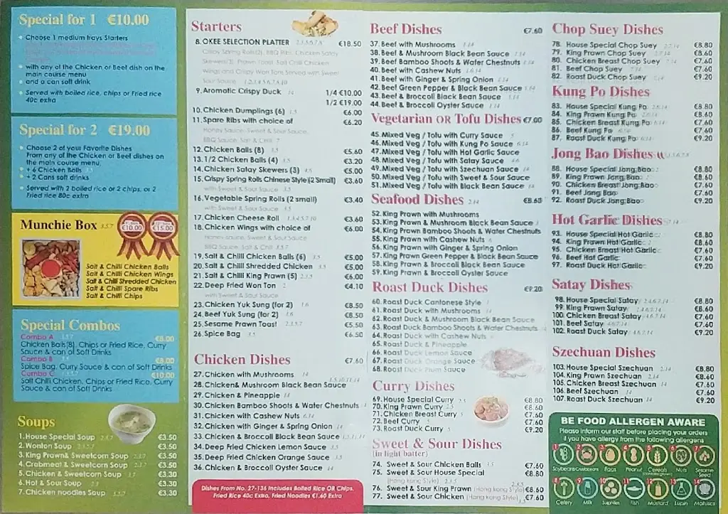 Menu_O Kee ASIAN FOOD/OFFICIAL (DUNDRUM)_Clonskeagh_image_4