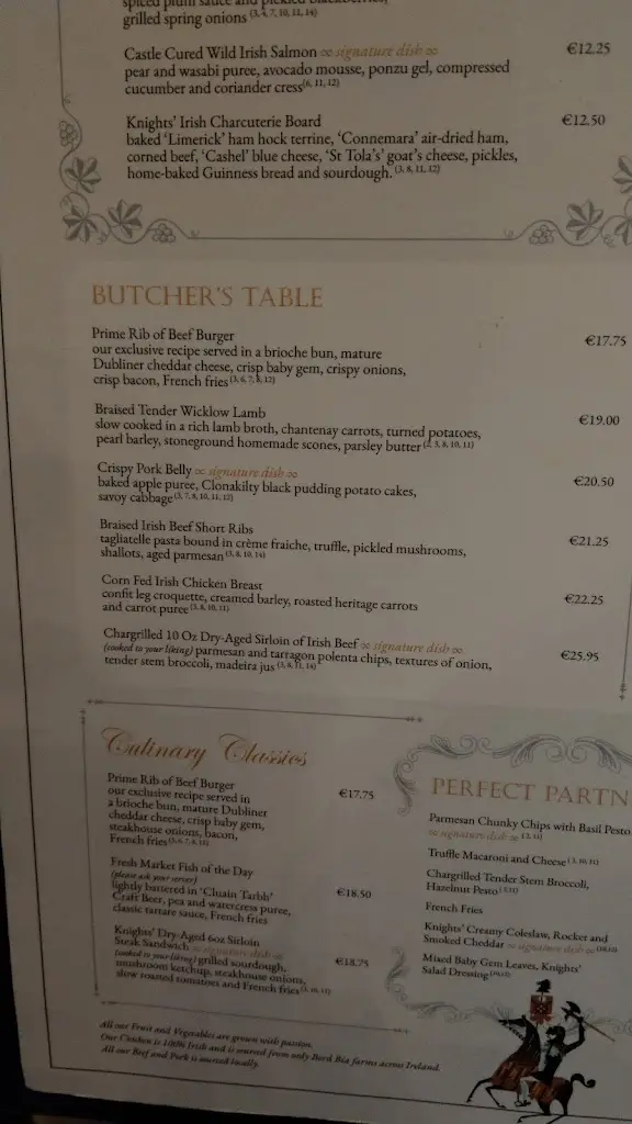 Menu_Fahrenheit Restaurant_Dollymount_image_3