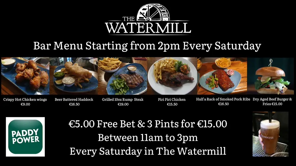 Menu_The Watermill Bar_Dollymount_immagine_2