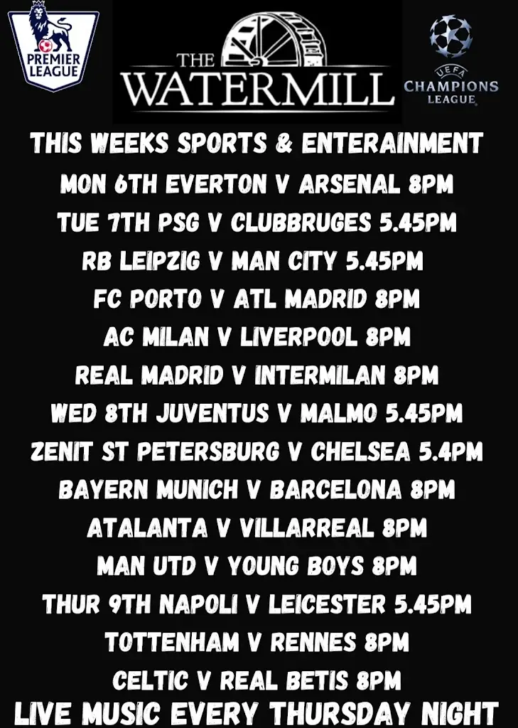 Menu_The Watermill Bar_Dollymount_immagine_3