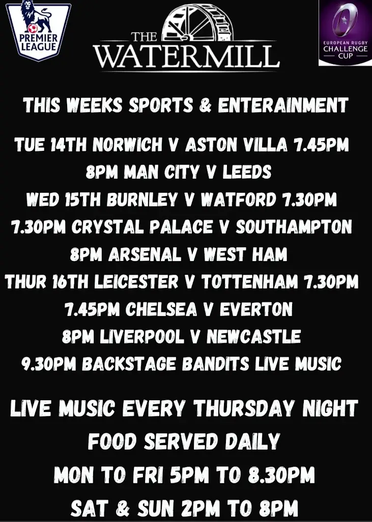 Menu_The Watermill Bar_Dollymount_immagine_4