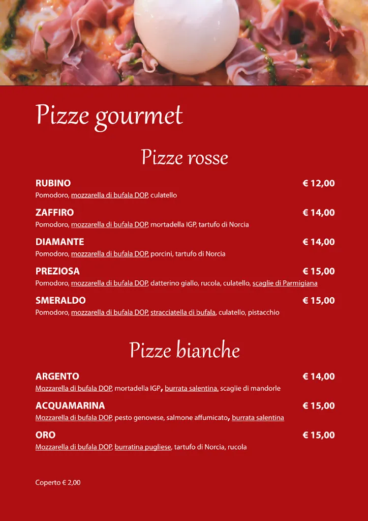 Menu_Ristorante Pizzeria 