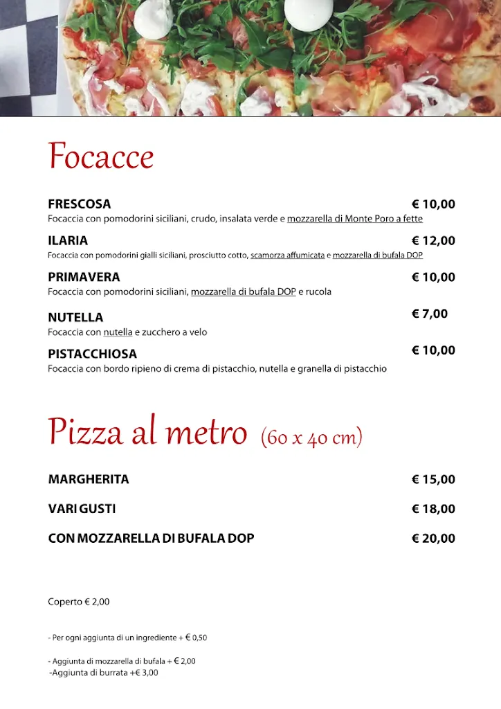 Menu_Ristorante Pizzeria 