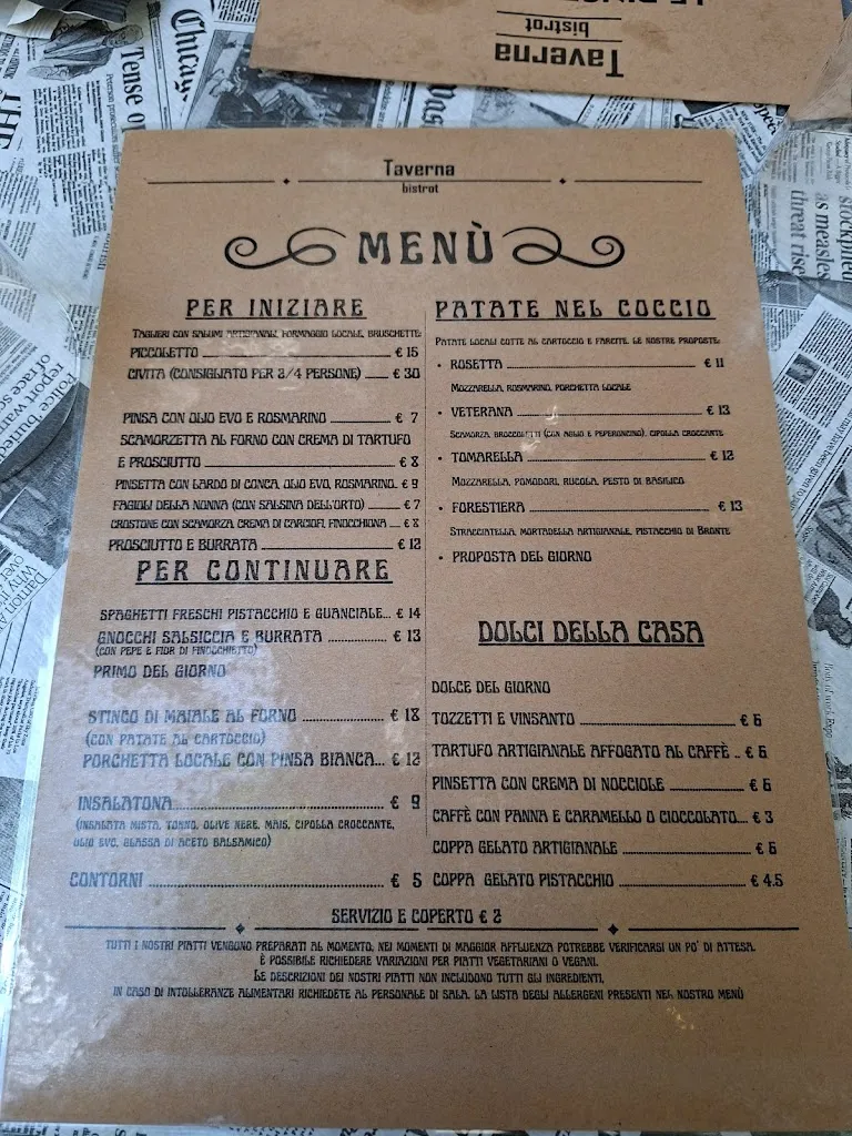 Menu_Taverna Bistrot_Civita_image_3