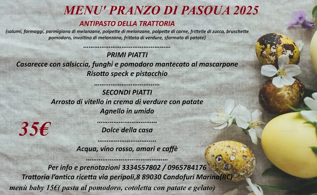 Menu_Trattoria l'Antica Ricetta_Condofuri_image_1