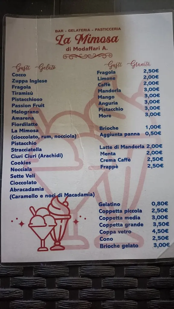 Menu_La mimosa_Condofuri_image_1