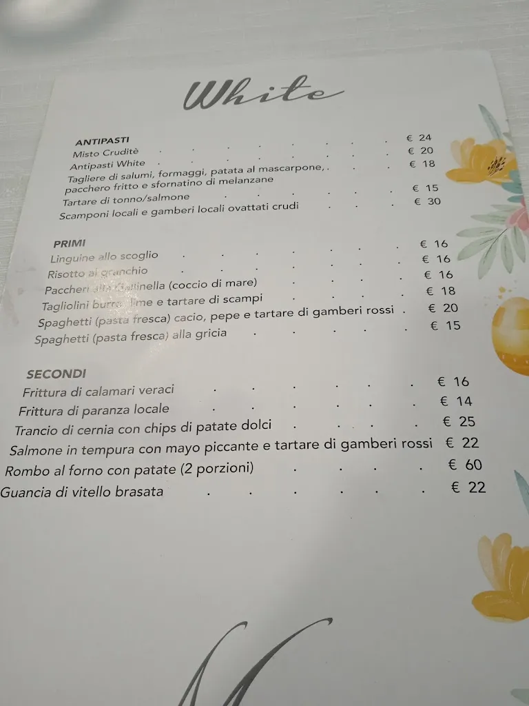 Menu_White beach_Cirò Marina_image_2