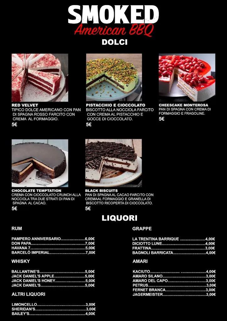 Menu_Smoked American BBQ - Steakhouse & Hamburger_Cirò Marina_image_2