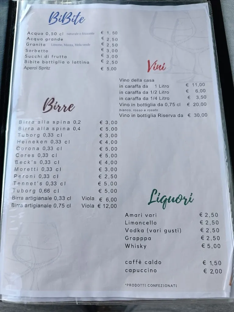 Menu_Trabajadores - Ristorante Pizzeria - Stabilimento balneare_Cirò Marina_immagine_1