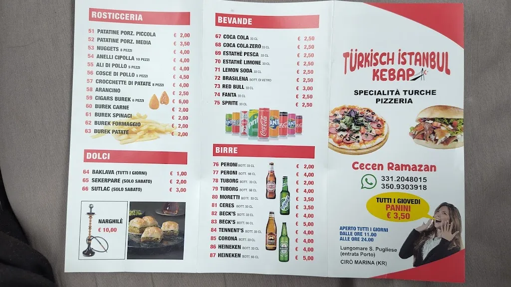 Menu_TÜRKISCH ISTANBUL KEBAP_Cirò Marina_image_1