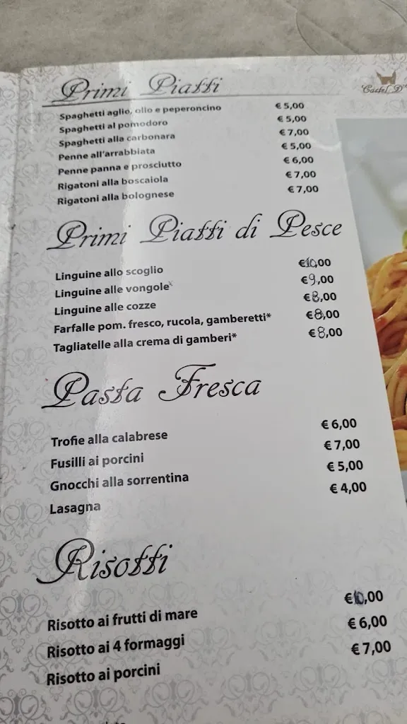 Menu_Castel D'or_Corigliano Scalo_image_1
