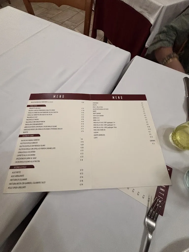 Menu_TRATTORIA LA CANTINA, da Patrizia dal 1969_Corigliano Calabro_image_1