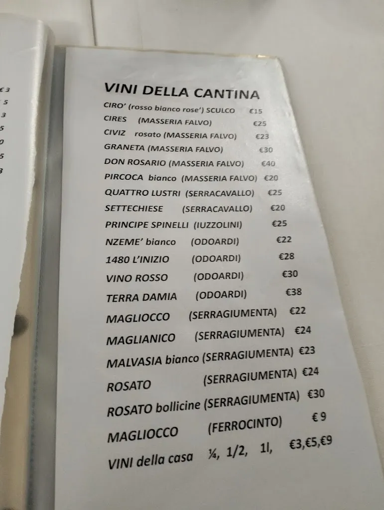 Menu_TRATTORIA LA CANTINA, da Patrizia dal 1969_Corigliano Calabro_image_4