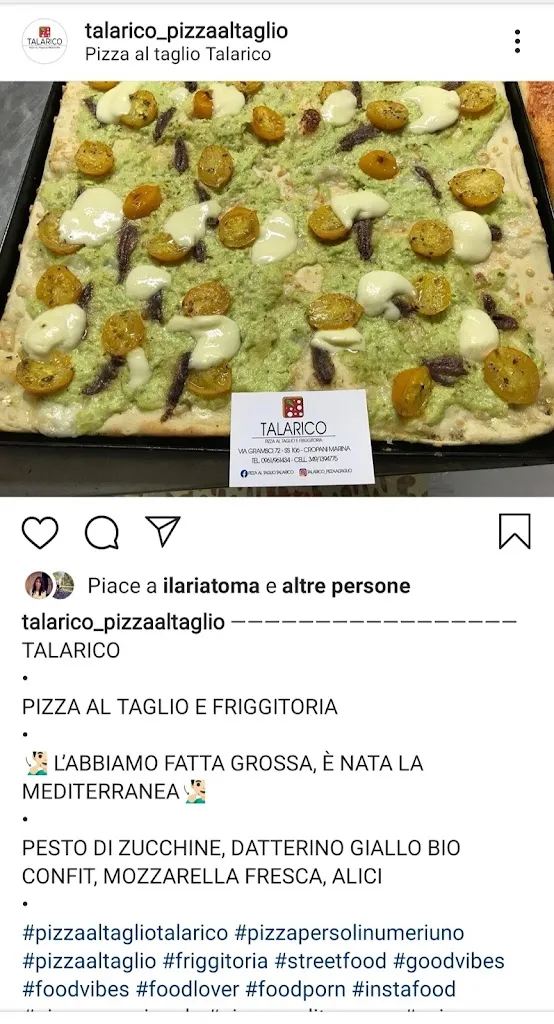 Menu_Pizza al taglio Talarico_Cropani Marina_image_1