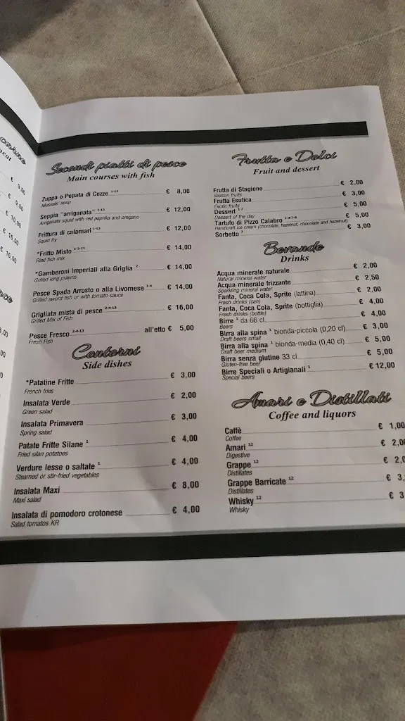 Menu_Le Lanterne -Ristorante Pizzeria-_Crotone_immagine_3