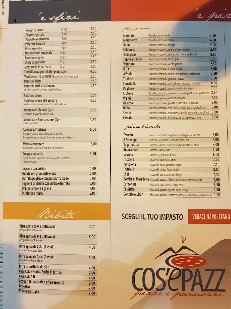 Menu_Cos'e Pazz Kekko De Simone Pizzeria_Crotone_image_2