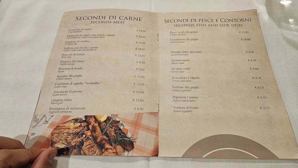 Menu_Ristorante la casareccia da Franco_Drapia_image_1