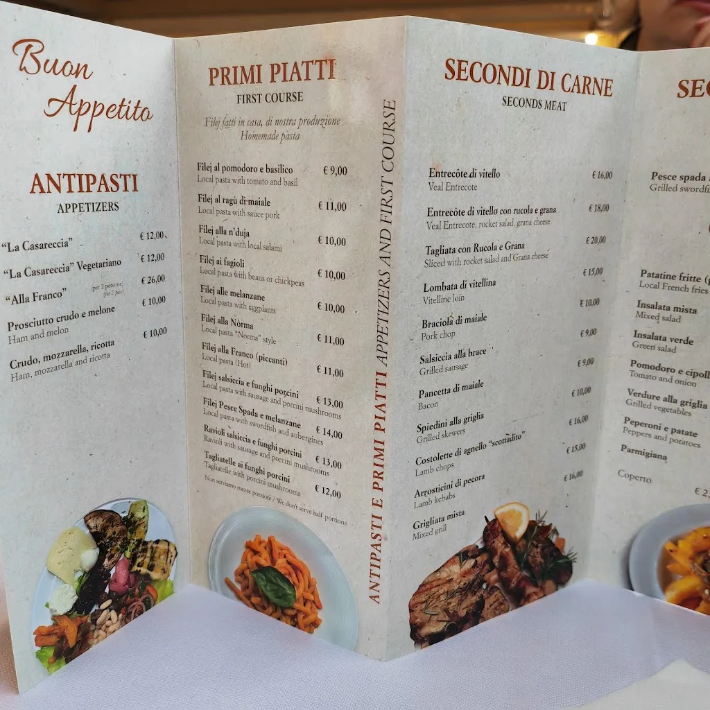 Menu_Ristorante la casareccia da Franco_Drapia_image_3