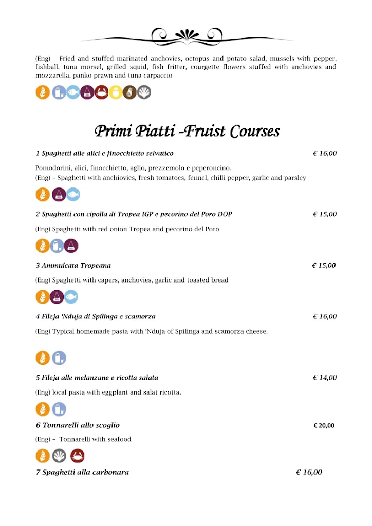 Menu_Villa Adua Restaurant and International Breakfast_Drapia_immagine_1
