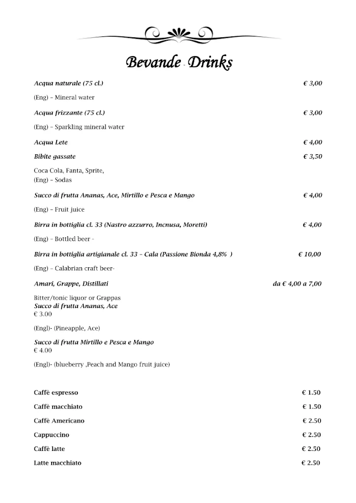 Menu_Villa Adua Restaurant and International Breakfast_Drapia_immagine_2