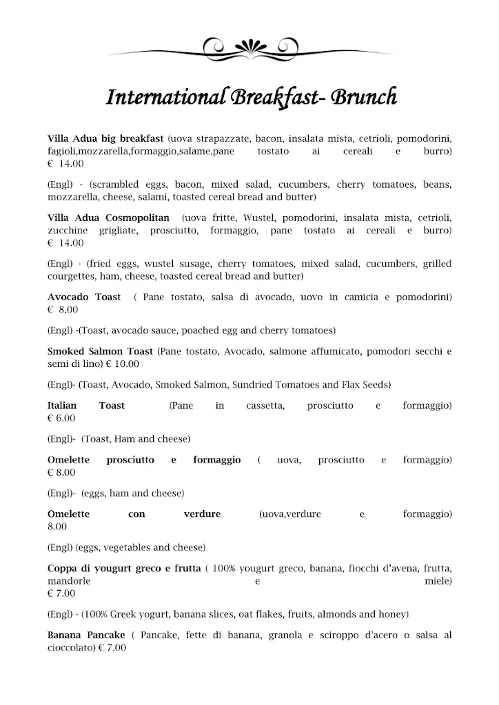 Menu_Villa Adua Restaurant and International Breakfast_Drapia_immagine_3