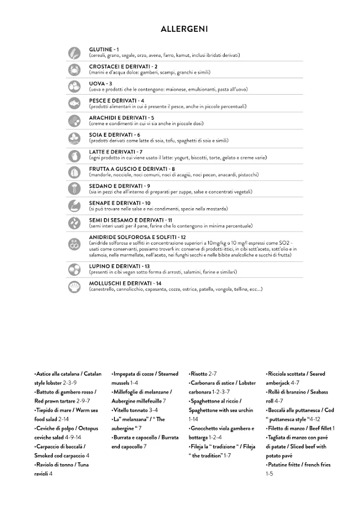 Menu_DOA | | Ristorante di Pesce - Cucina Tipica Meridionale - Pizzeria - Cocktail Bar - Caffetteria - Gluten Free| Tropea_Drapia_image_3