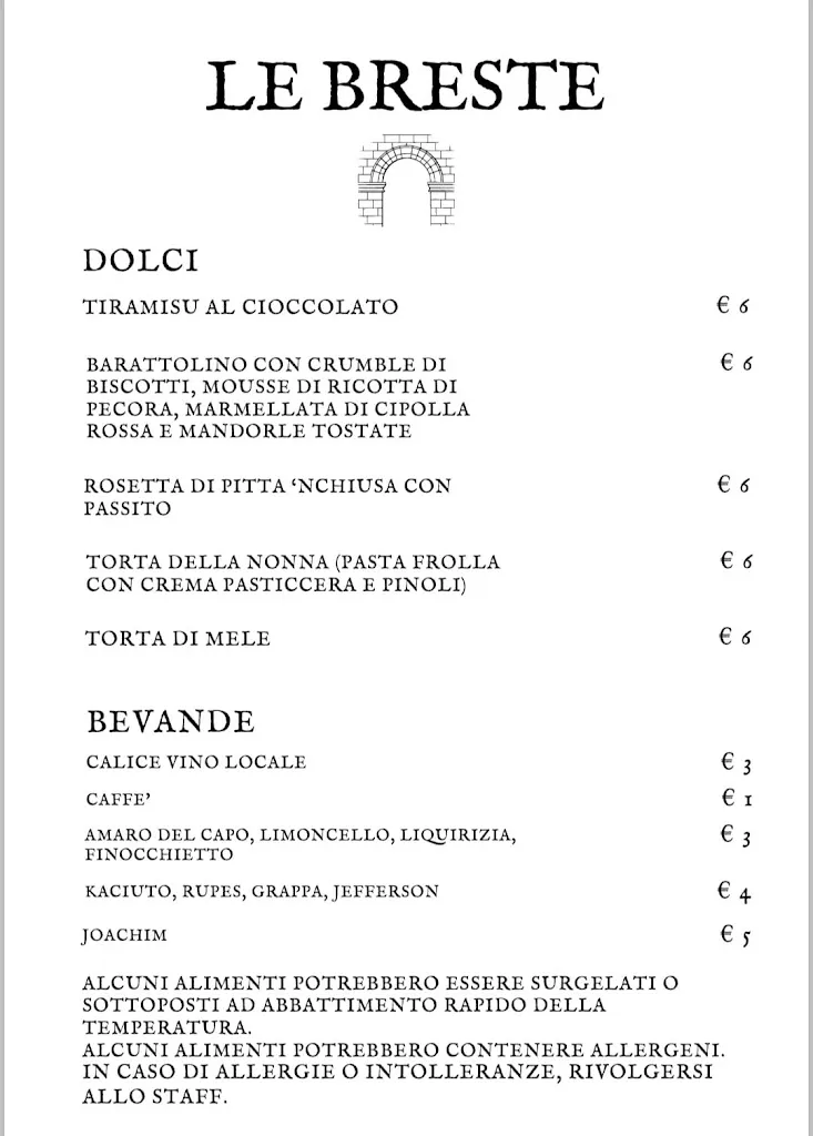 Menu_Le Breste Restaurant - Brattirò_Drapia_image_3