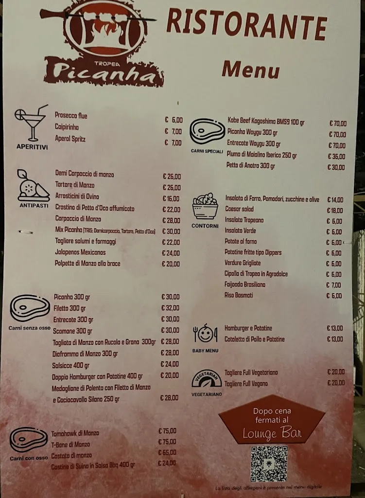 Menu_Picanha 2.0 Tropea Restaurant Steak House_Drapia_image_1