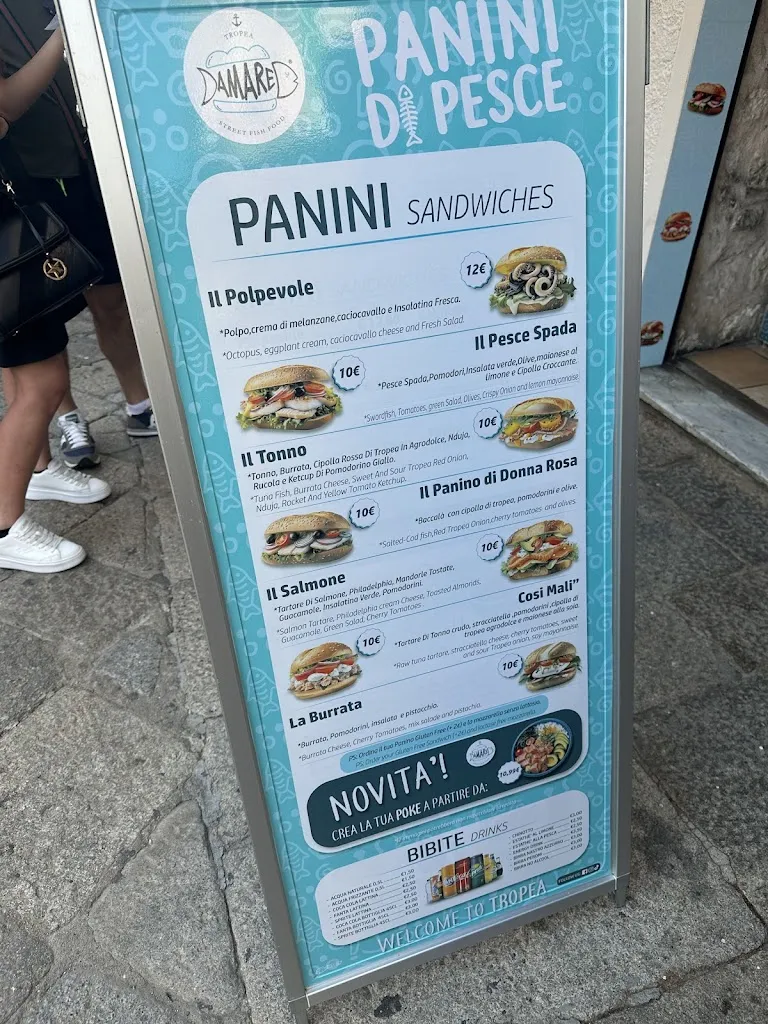 Melissa Giannotti_Damare Tropea Street Fish Food_Drapia_recensione