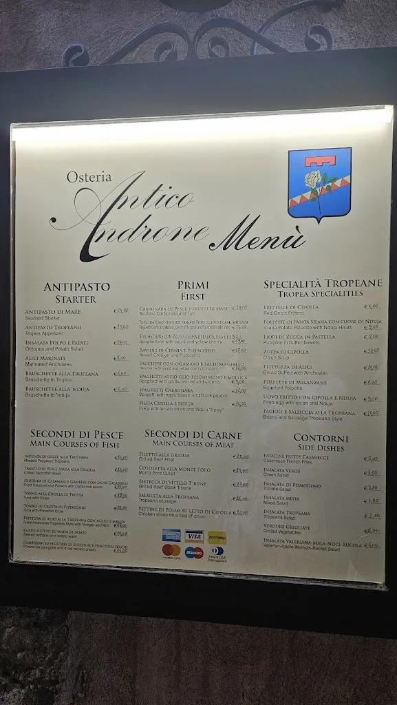 Menu_Osteria Antico Androne_Drapia_image_1