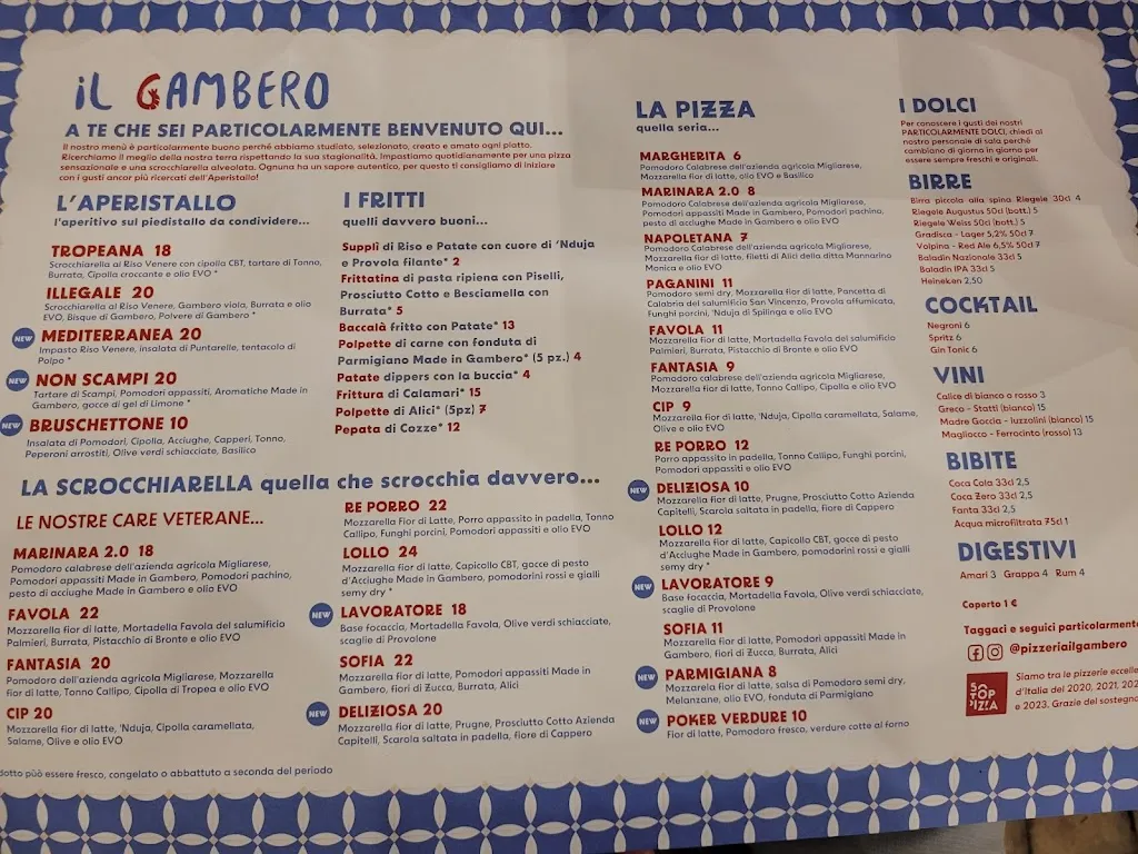 Menu_Il Gambero | Pizzeria a Falerna_Falerna_image_2