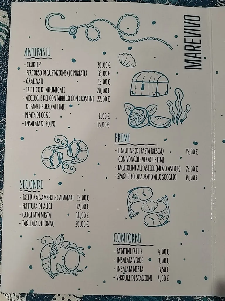 Menu_Marevivo La Pescheria Bistrot di Mare_Falerna_image_1