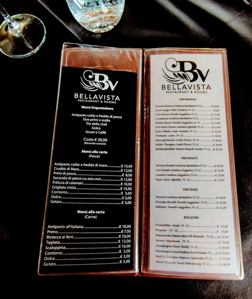 Menü_Bellavista Restaurant and Rooms_Filandari_Bild_1