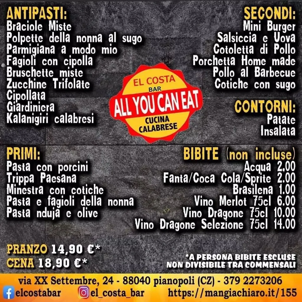 Menu_EL Costa Bar_Feroleto Antico_image_1